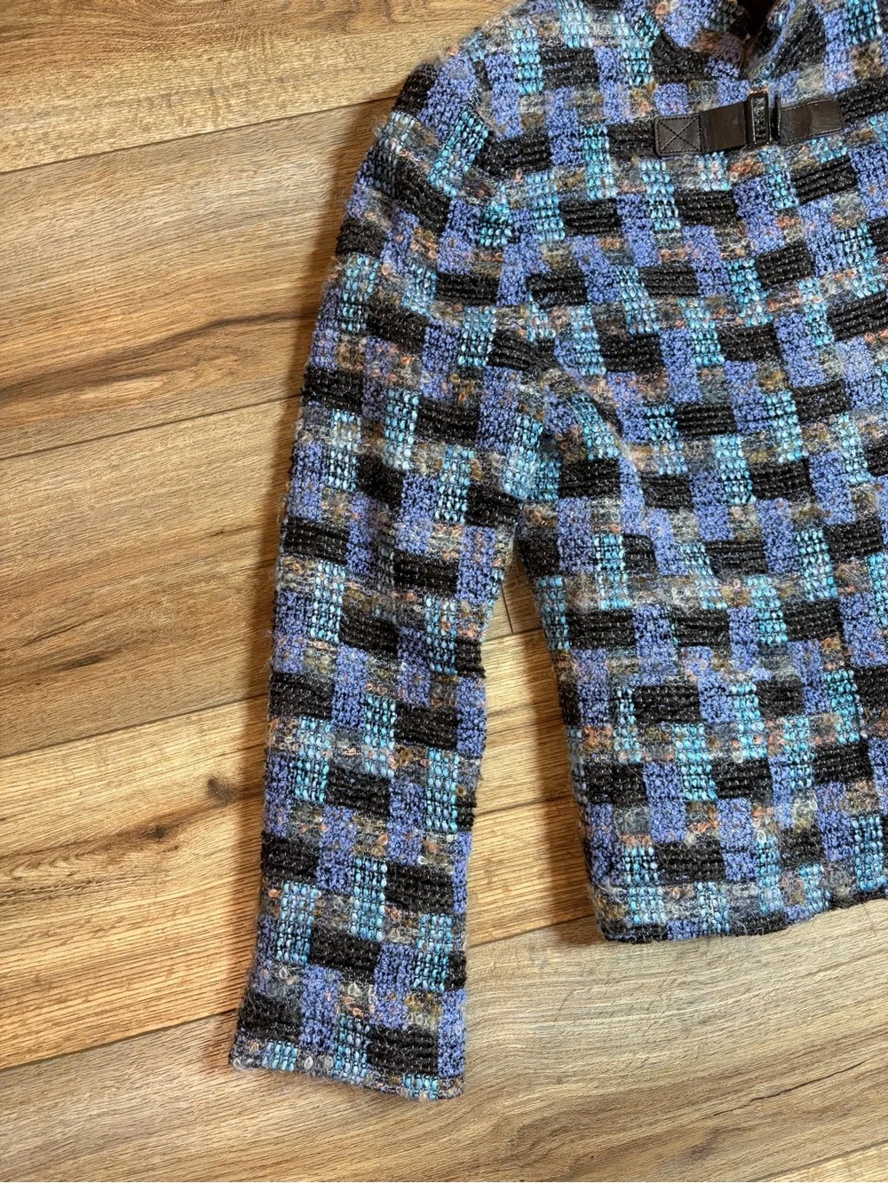 vintage Carlisle wool woven grandmacore jacket